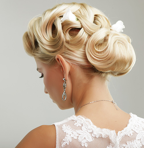 chignon de mariée